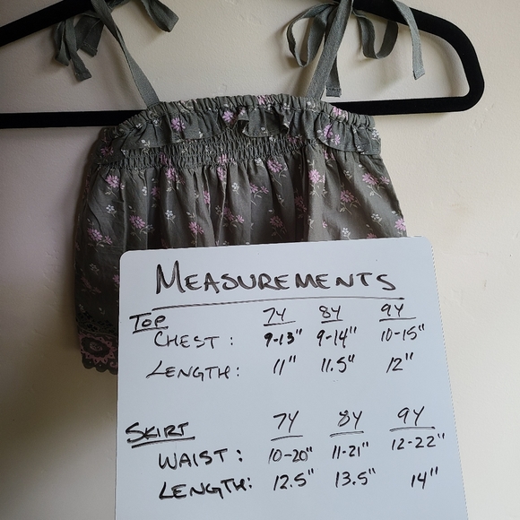 NWT Little Lionheart Shirred Blouse and Mini Skirt - Picture 16 of 16